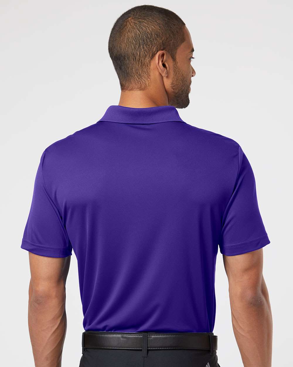 Men's Performance Polo - OnModelBack - B81053672 - Collegiate Purple