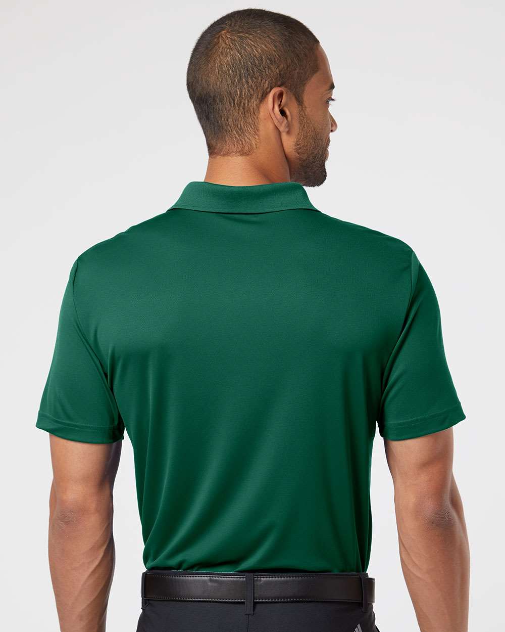 Men's Performance Polo - OnModelBack - B81053733 - Collegiate Green