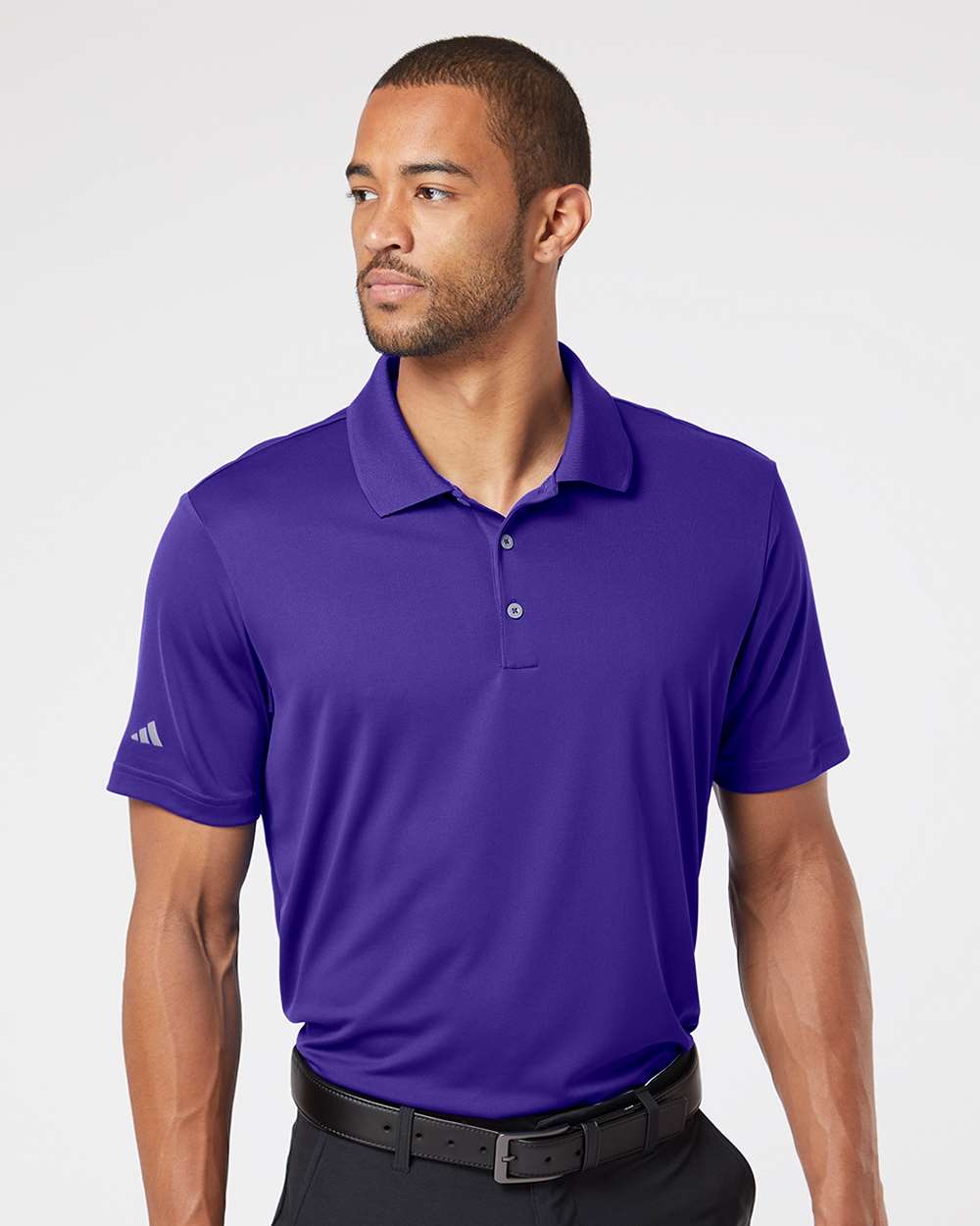 Men's Performance Polo - OnModelFront - B81053672 - Collegiate Purple