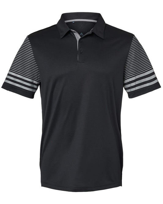 Men's Striped Sleeve Polo - styleImage