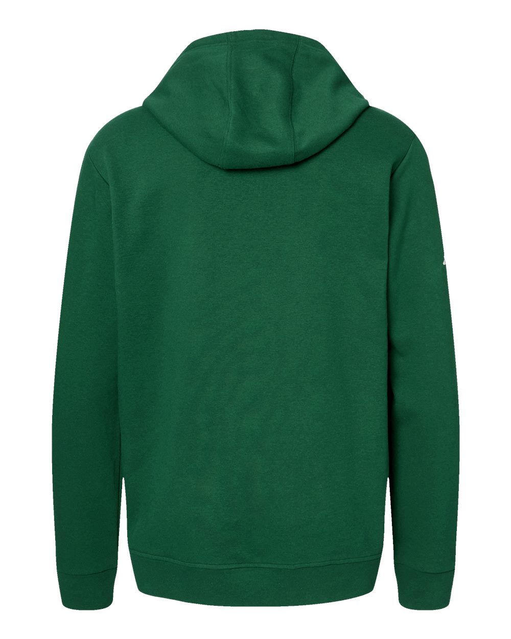 Unisex Fleece Hooded Sweatshirt - Back - B03853172 - Collegiate Green