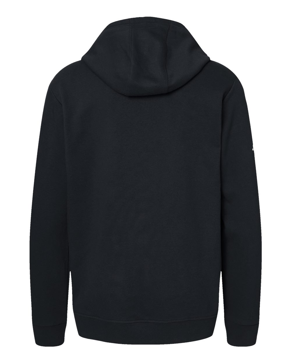Unisex Fleece Hooded Sweatshirt - Back - B03853502 - Black