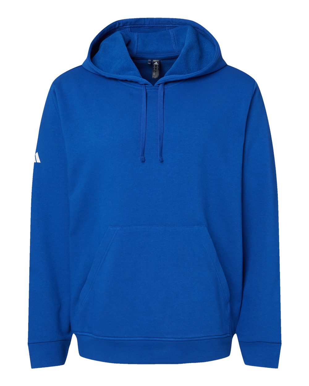 Unisex Fleece Hooded Sweatshirt - Front - B03853752 - Collegiate Royal