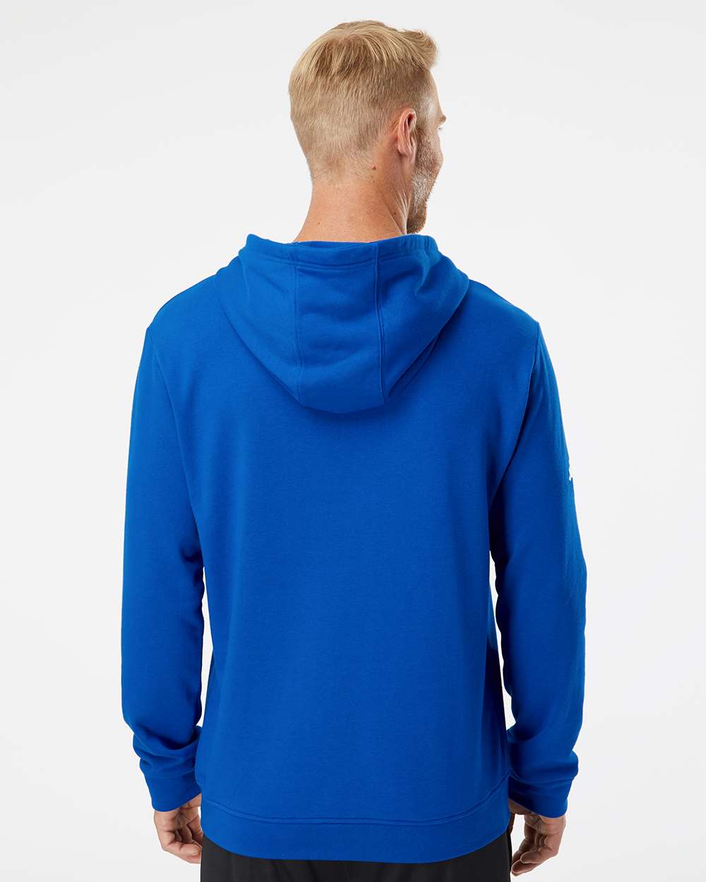 Unisex Fleece Hooded Sweatshirt - OnModelBack - B03853752 - Collegiate Royal