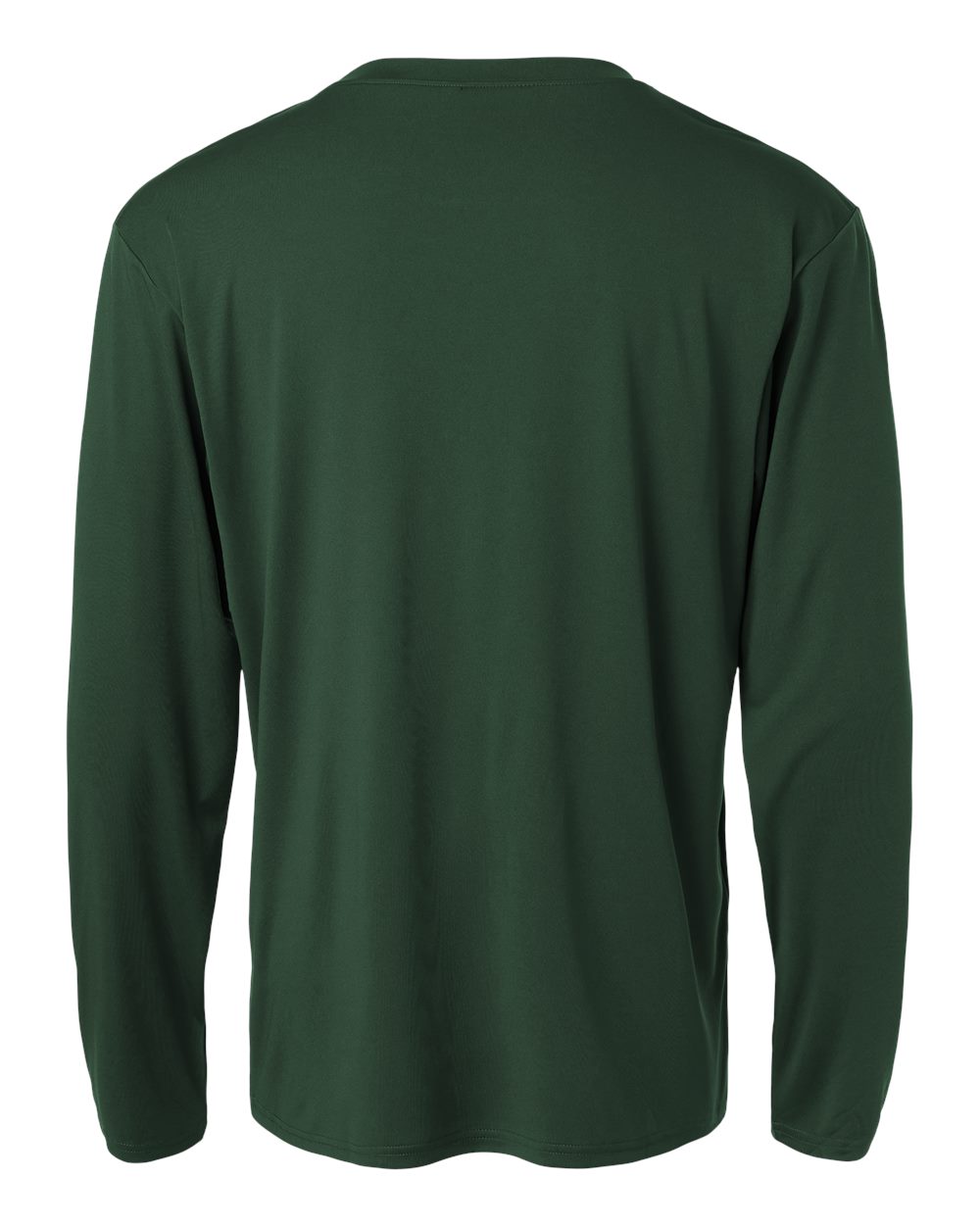 Unisex Pro-Lock Performance Long Sleeve T-Shirt - Back - B00496542 - Forest Green