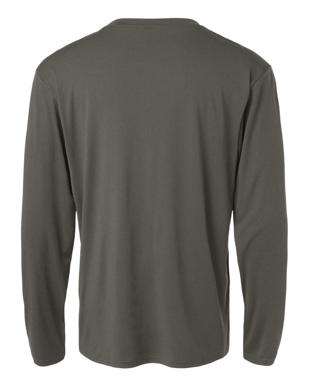 Unisex Pro-Lock Performance Long Sleeve T-Shirt - Back - B00496592 - Charcoal