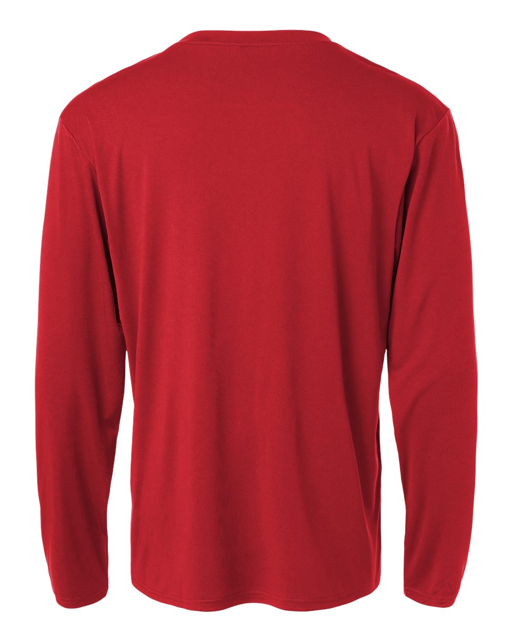 Unisex Pro-Lock Performance Long Sleeve T-Shirt - Back - B00496702 - Red