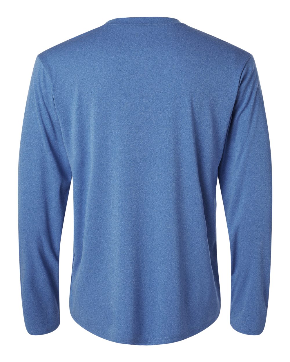 Unisex Pro-Lock Performance Long Sleeve T-Shirt - Back - B00496752 - Heather Royal