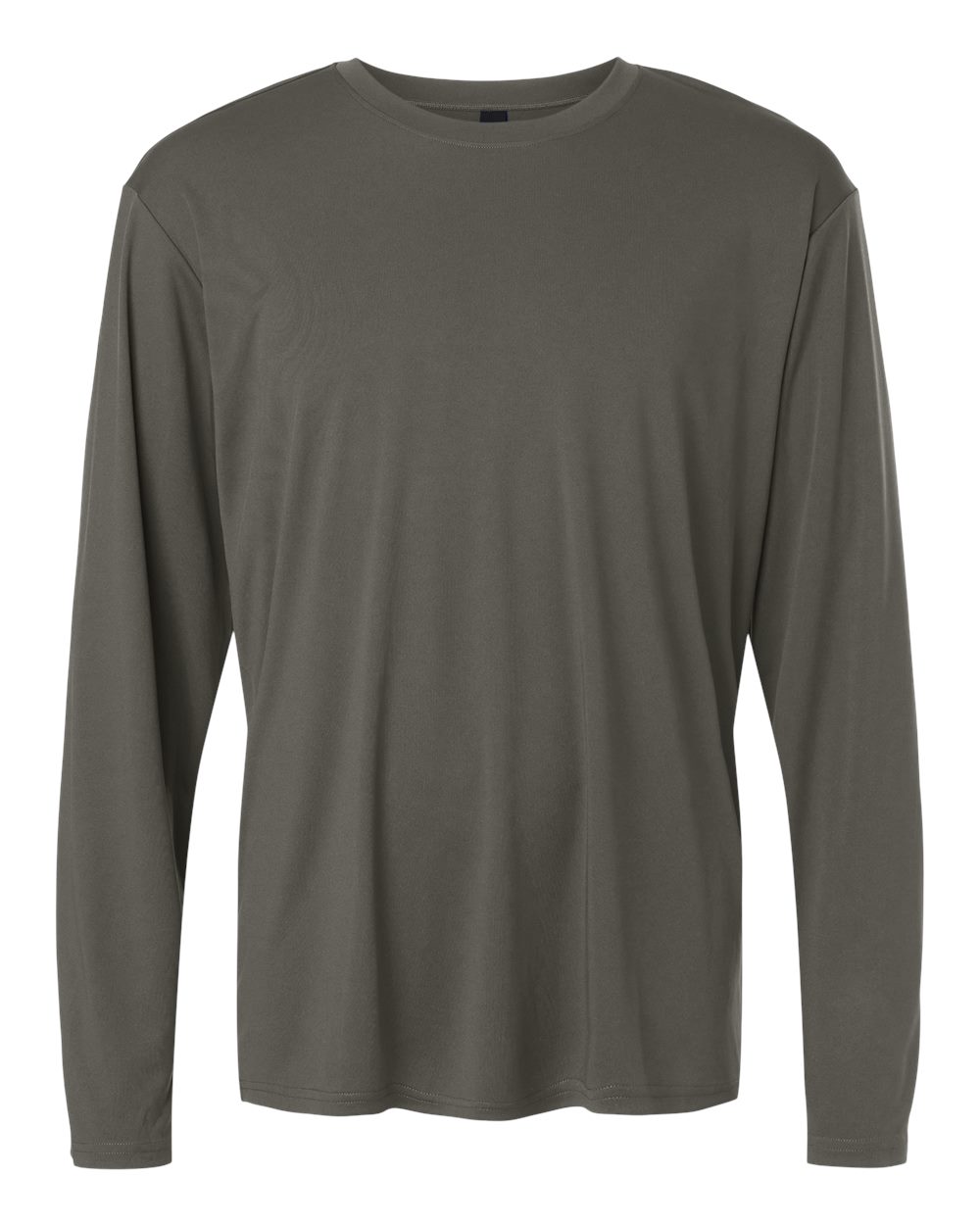 Unisex Pro-Lock Performance Long Sleeve T-Shirt - Front - B00496592 - Charcoal