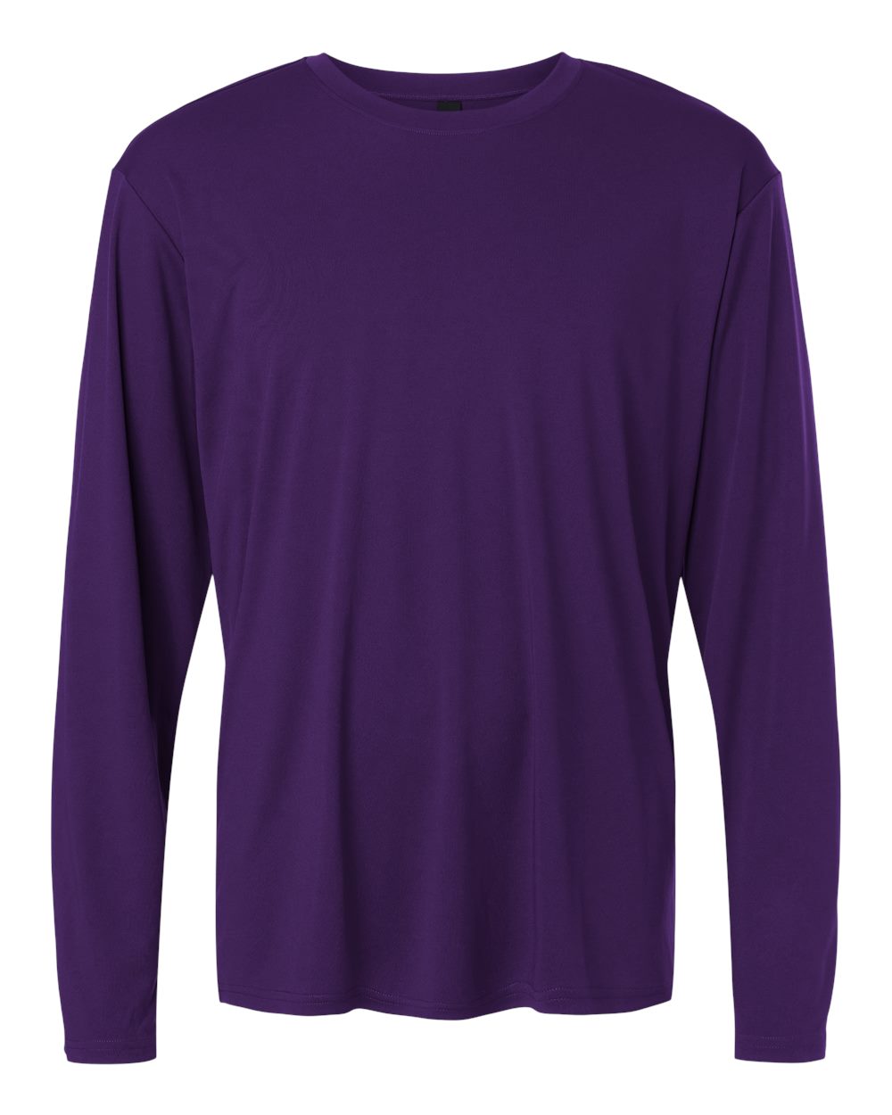 Unisex Pro-Lock Performance Long Sleeve T-Shirt - Front - B00496672 - Purple