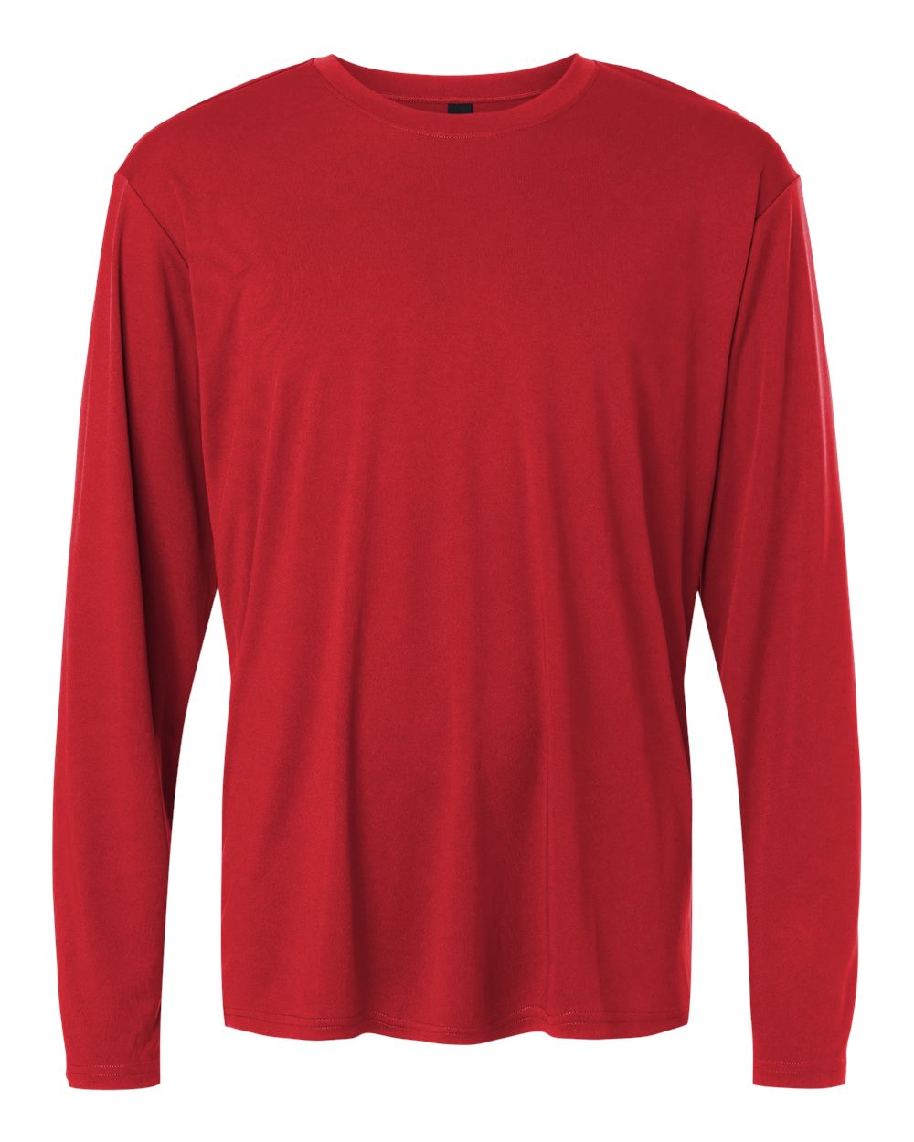 Unisex Pro-Lock Performance Long Sleeve T-Shirt - Front - B00496702 - Red