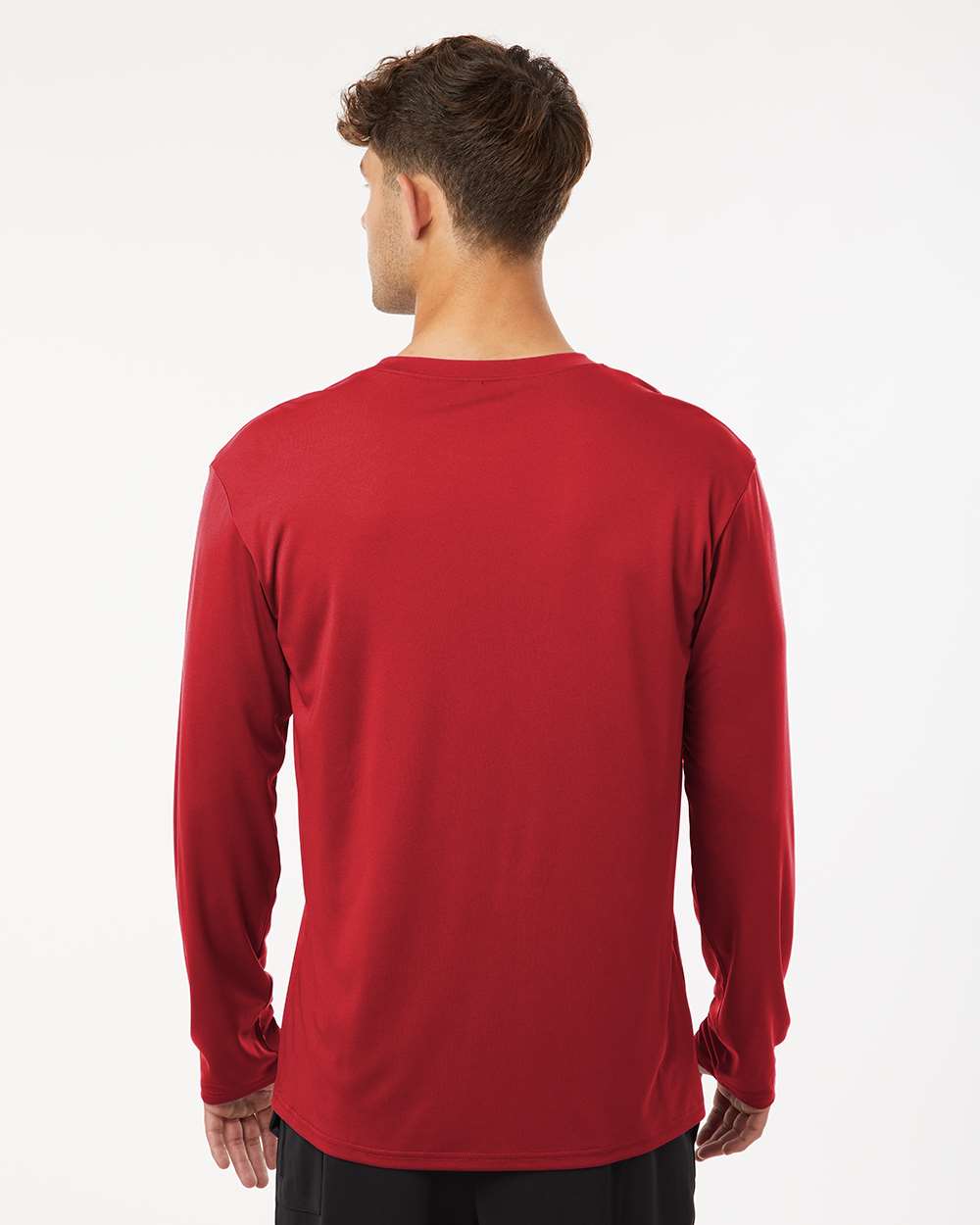 Unisex Pro-Lock Performance Long Sleeve T-Shirt - OnModelBack - B00496702 - Red