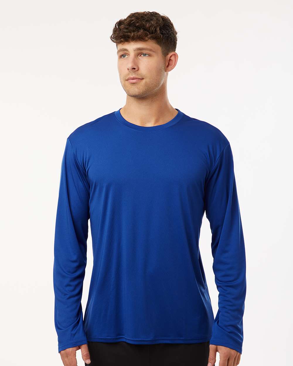 Unisex Pro-Lock Performance Long Sleeve T-Shirt - OnModelFront - B00496192 - Royal