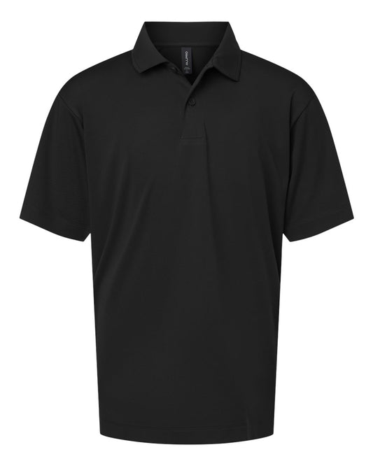 Youth Pro-Lock Performance Polo - Front - B00696502 - Black