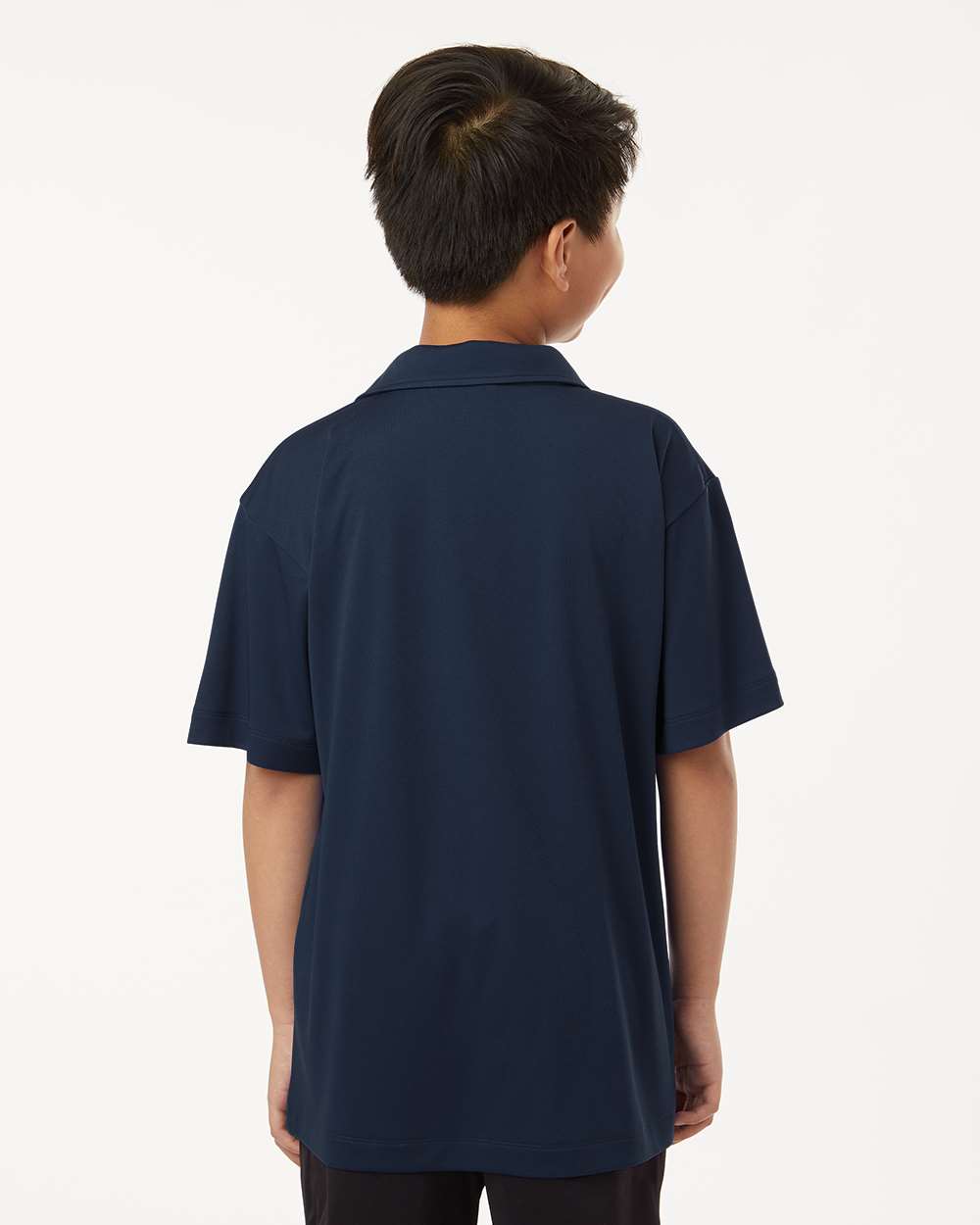 Youth Pro-Lock Performance Polo - OnModelBack - B00696102 - Navy
