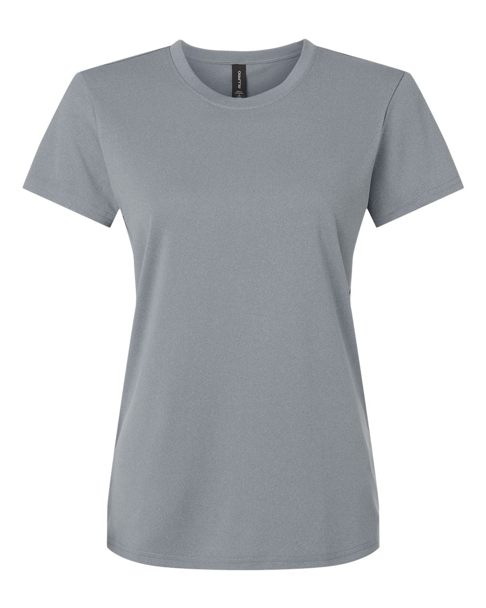 Women's Pro-Lock Performance T-Shirt - Front - B00796093 - Heather Steel