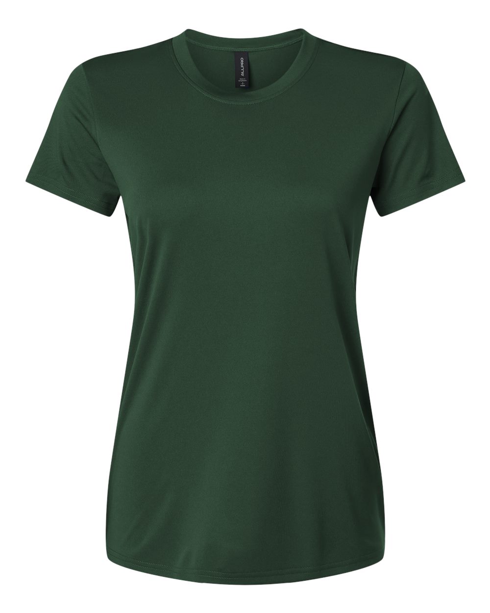 Women's Pro-Lock Performance T-Shirt - Front - B00796543 - Forest Green