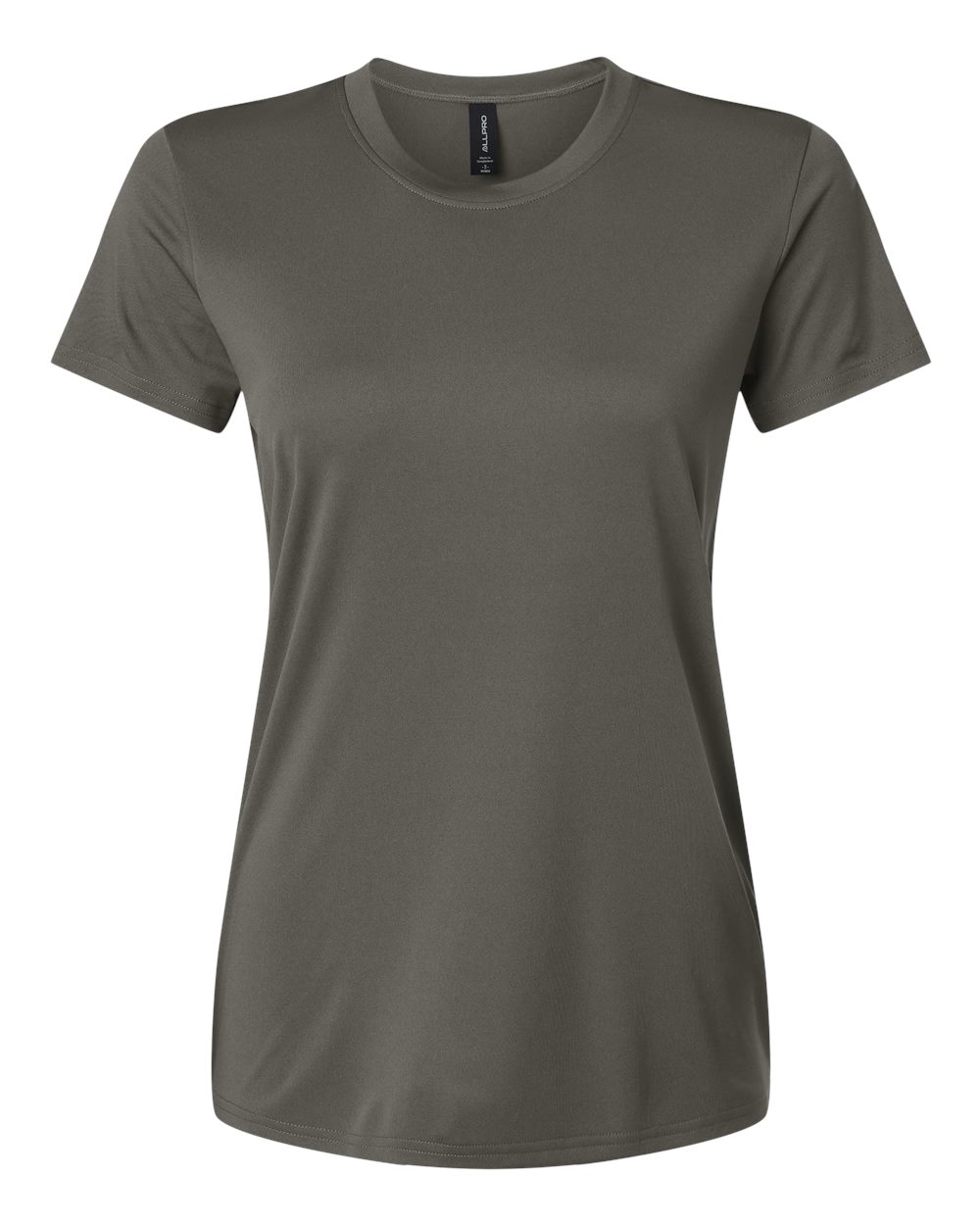 Women's Pro-Lock Performance T-Shirt - Front - B00796593 - Charcoal