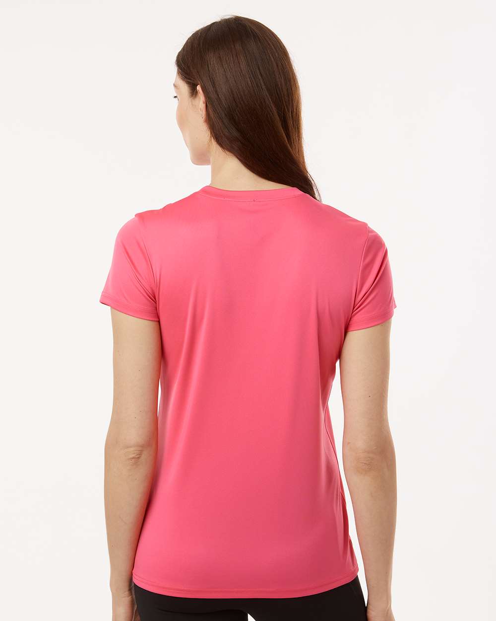 Women's Pro-Lock Performance T-Shirt - OnModelBack - B00796303 - Bright Pink