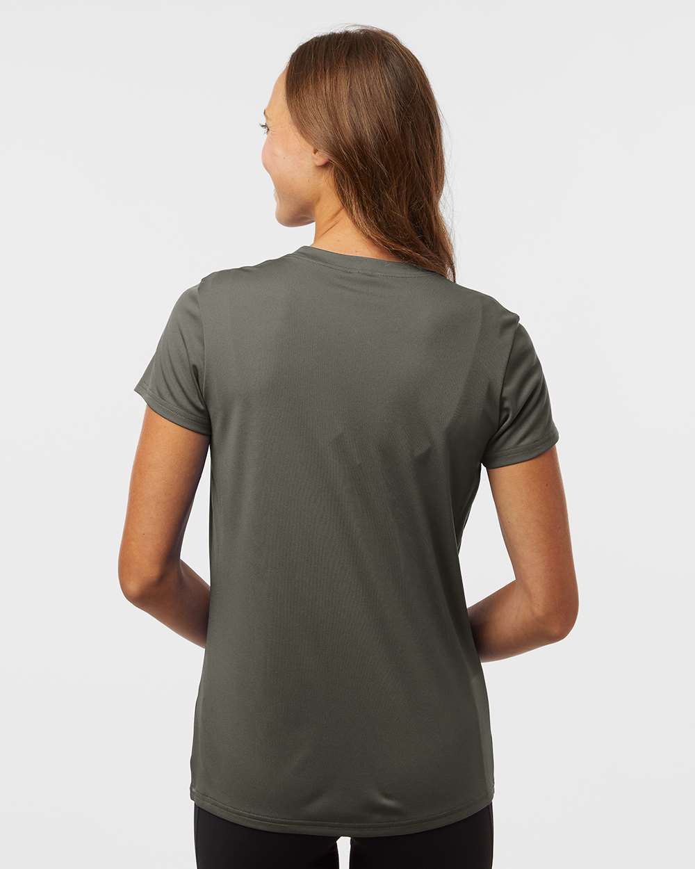Women's Pro-Lock Performance T-Shirt - OnModelBack - B00796593 - Charcoal