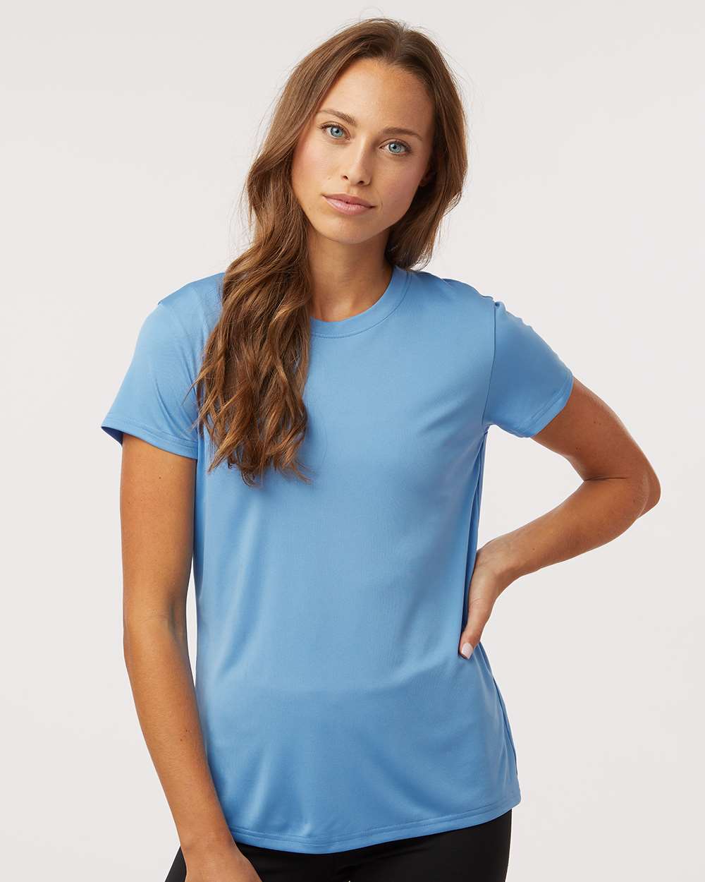 Women's Pro-Lock Performance T-Shirt - OnModelFront - B00796103 - Carolina Blue