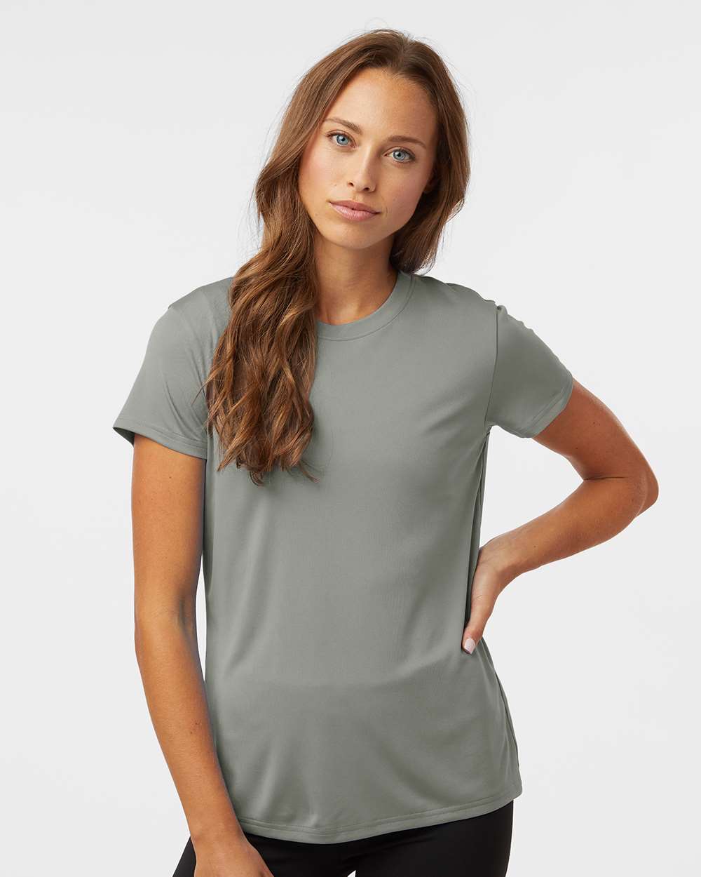 Women's Pro-Lock Performance T-Shirt - OnModelFront - B00796113 - Greystone