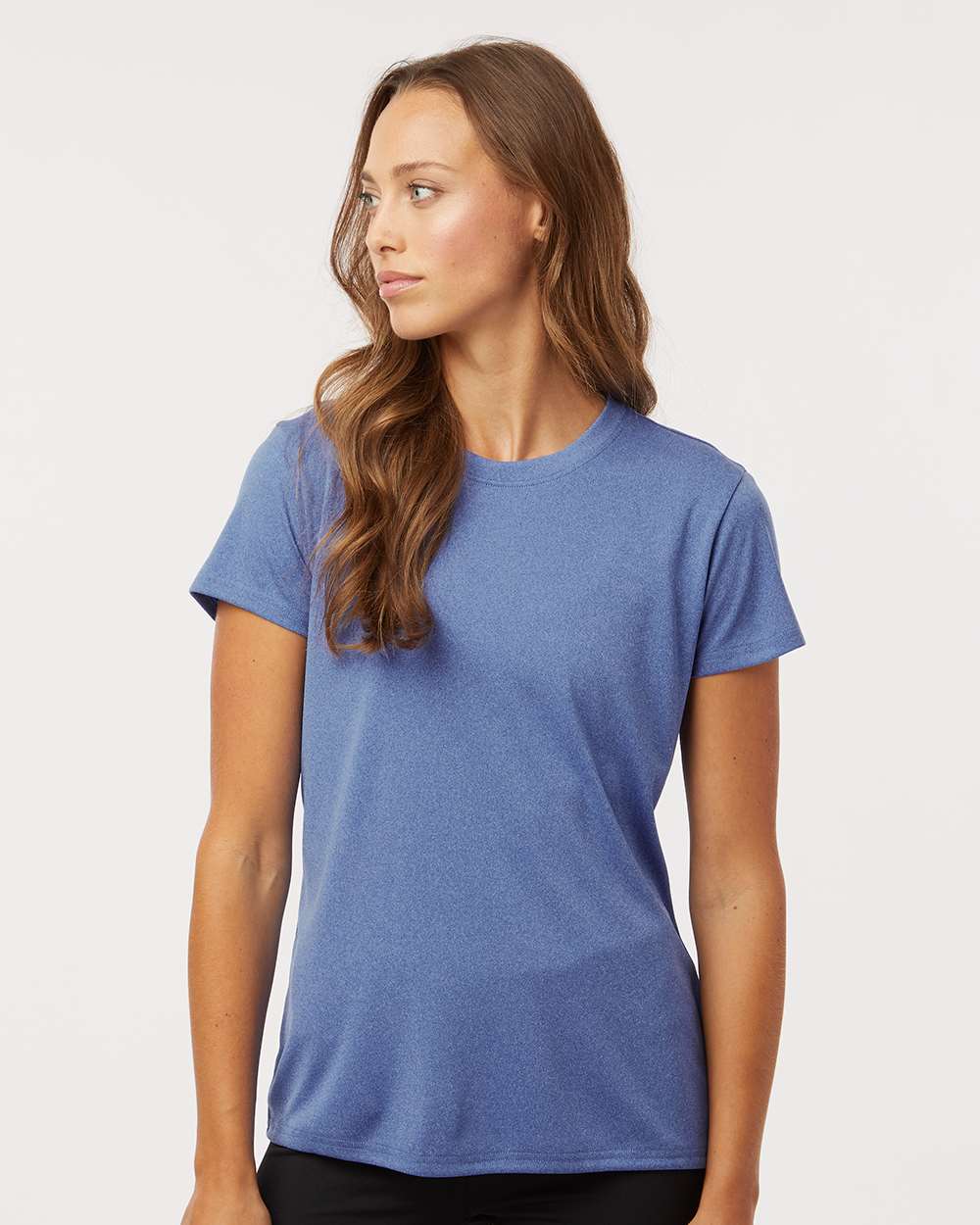 Women's Pro-Lock Performance T-Shirt - OnModelFront - B00796753 - Heather Royal