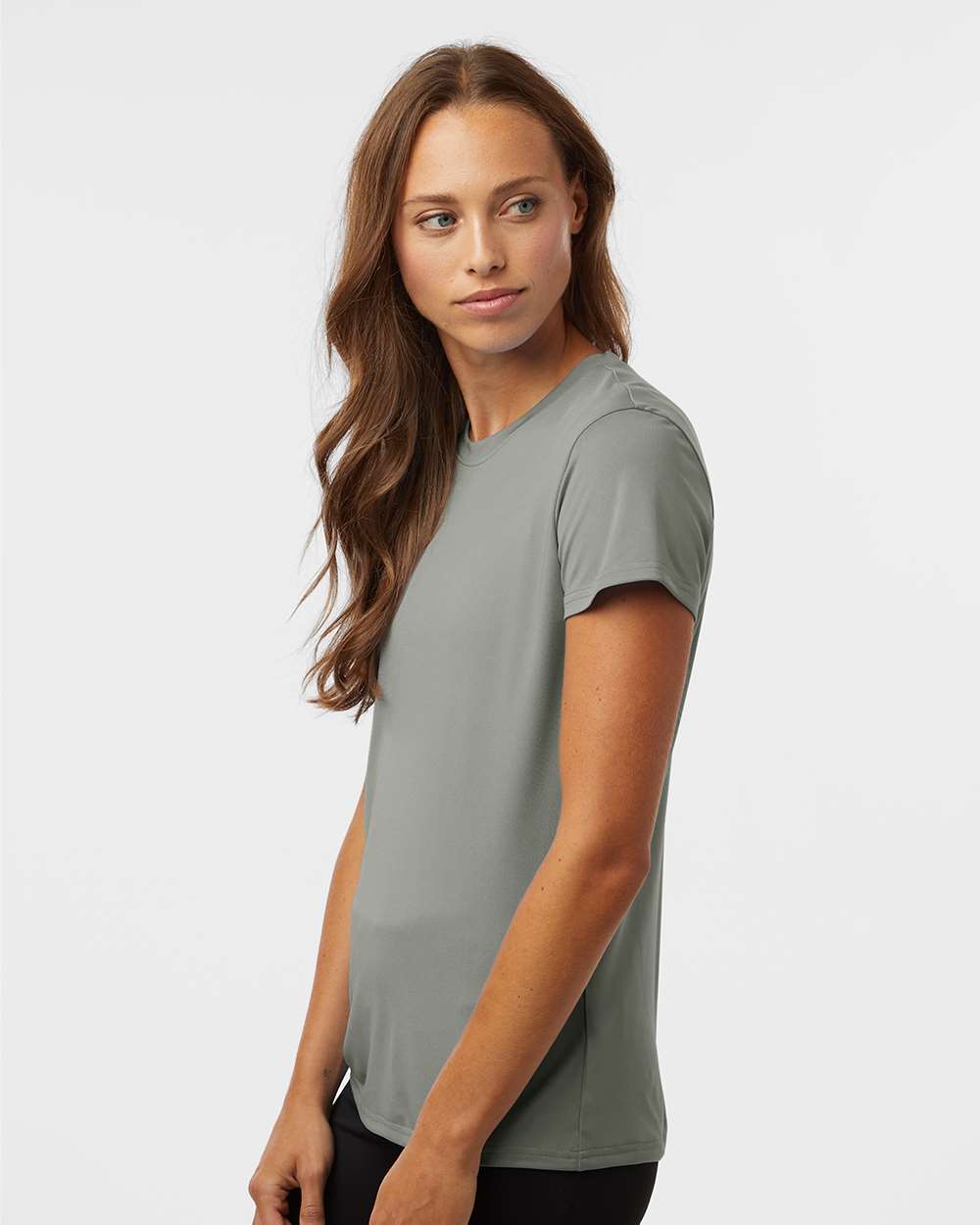 Women's Pro-Lock Performance T-Shirt - OnModelSide - B00796113 - Greystone