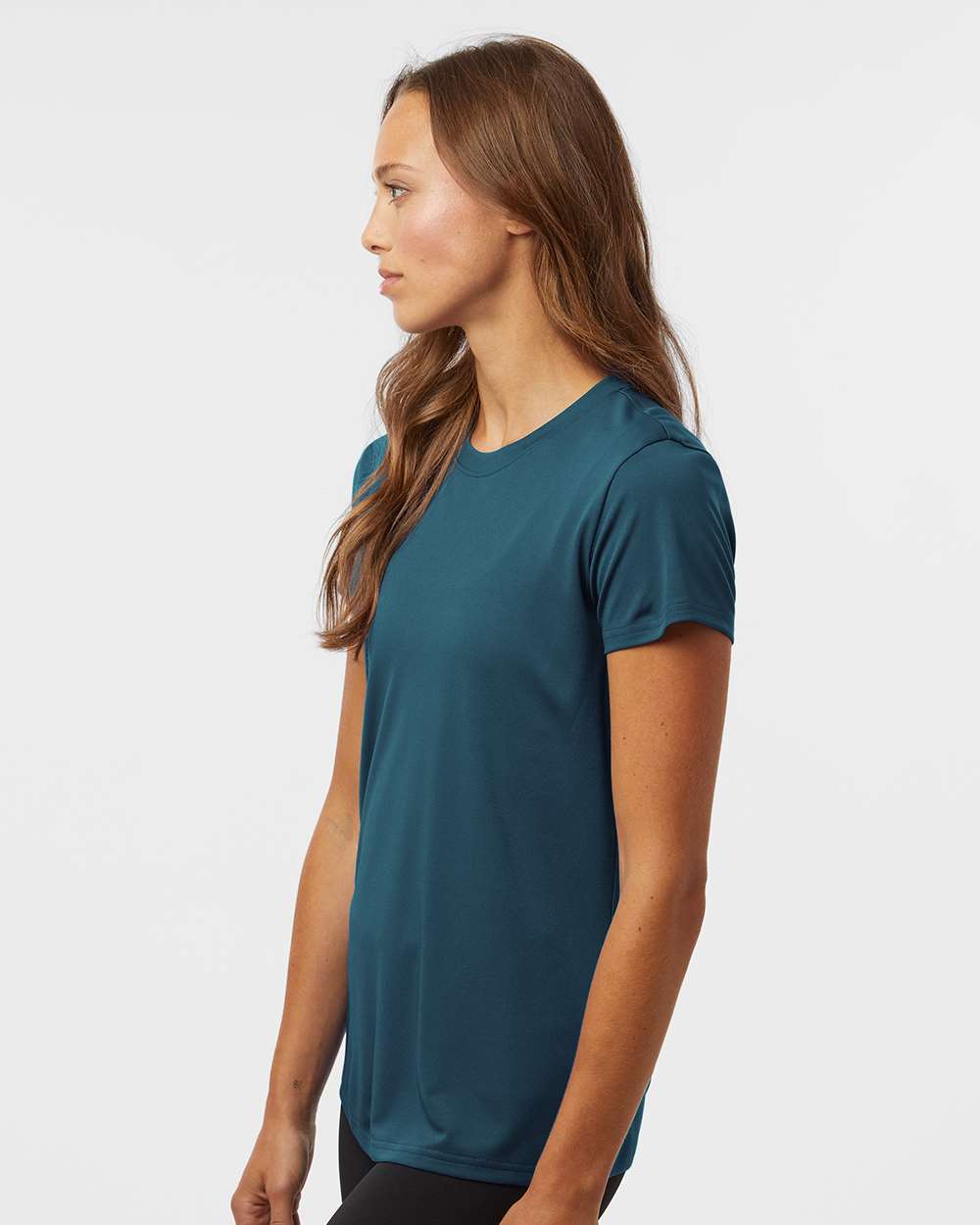 Women's Pro-Lock Performance T-Shirt - OnModelSide - B00796253 - Atlantic Blue