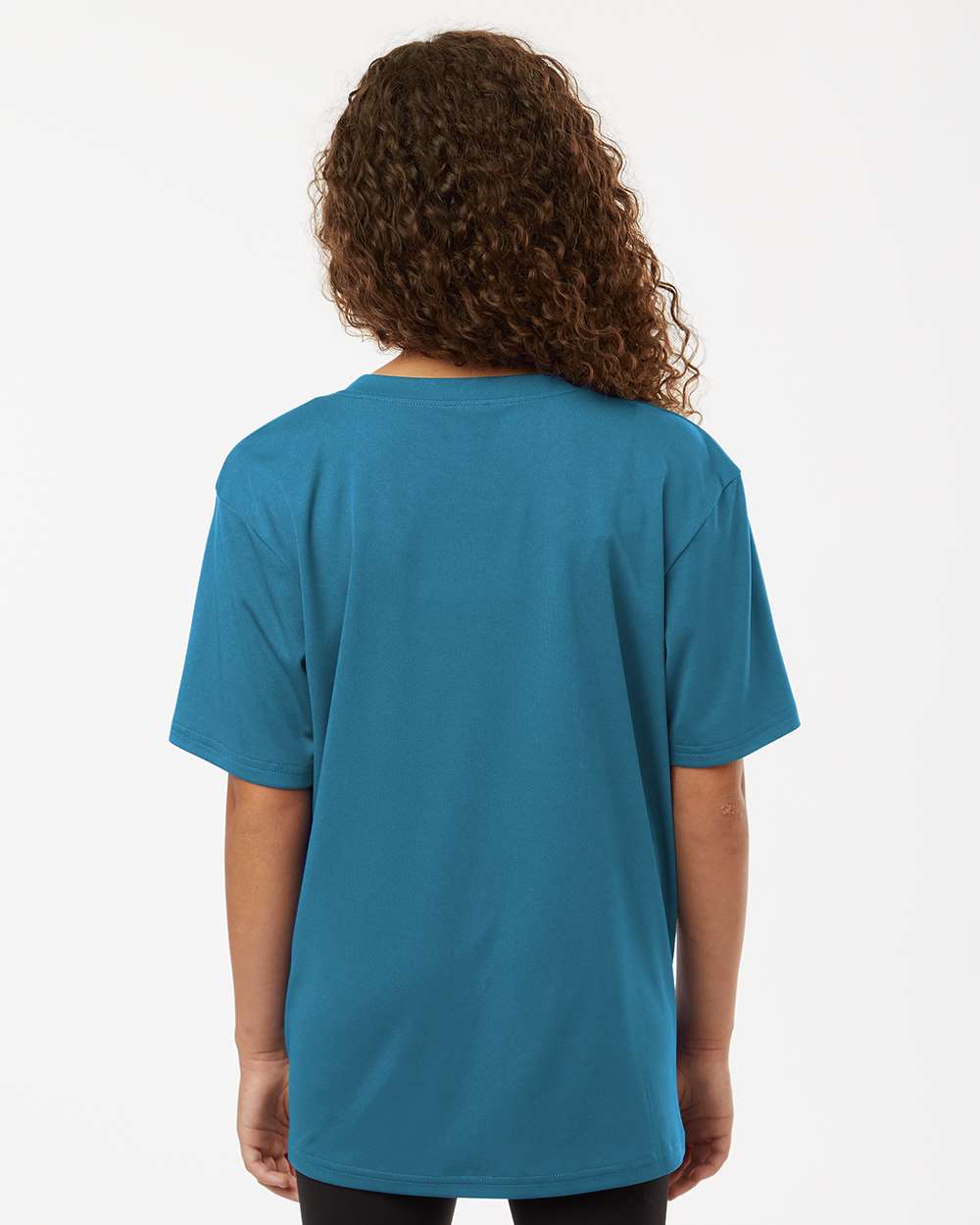 Youth Pro-Lock Performance T-Shirt - OnModelBack - B00896162 - Pacific Blue