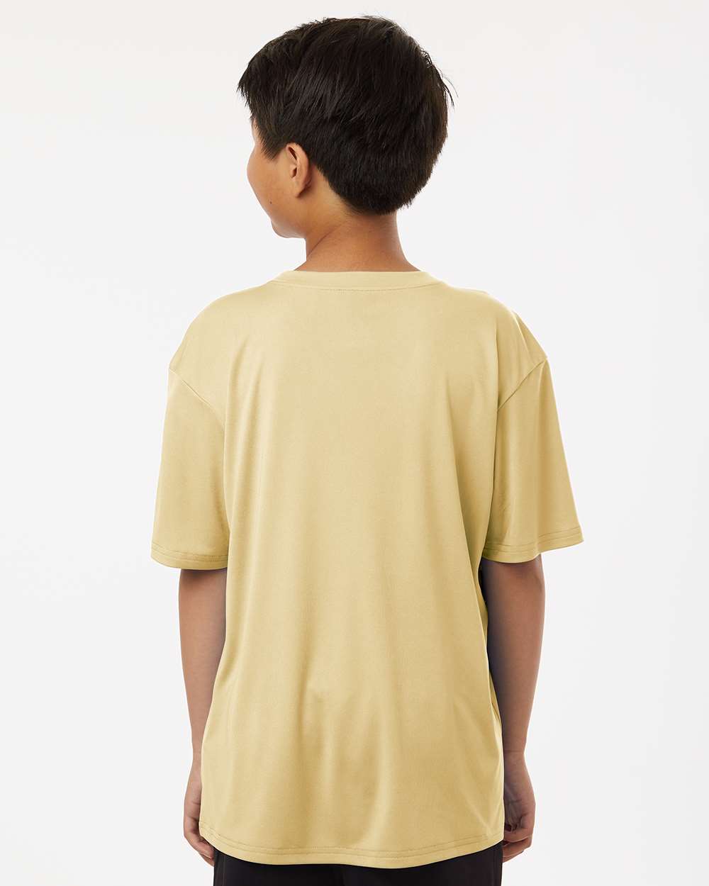 Youth Pro-Lock Performance T-Shirt - OnModelBack - B00896202 - Vegas Gold
