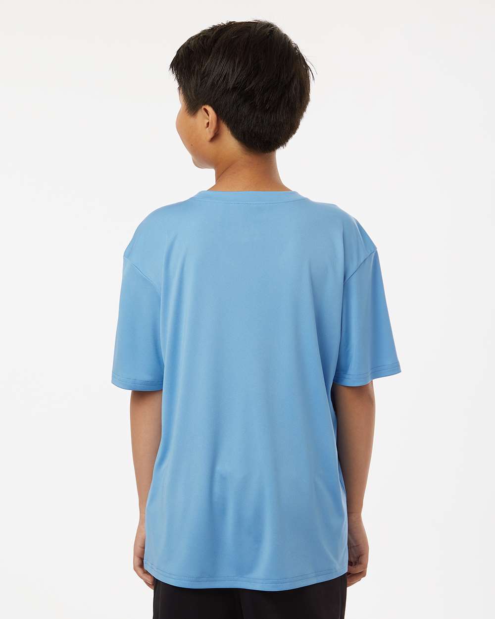 Youth Pro-Lock Performance T-Shirt - OnModelBack - B00896252 - Carolina Blue