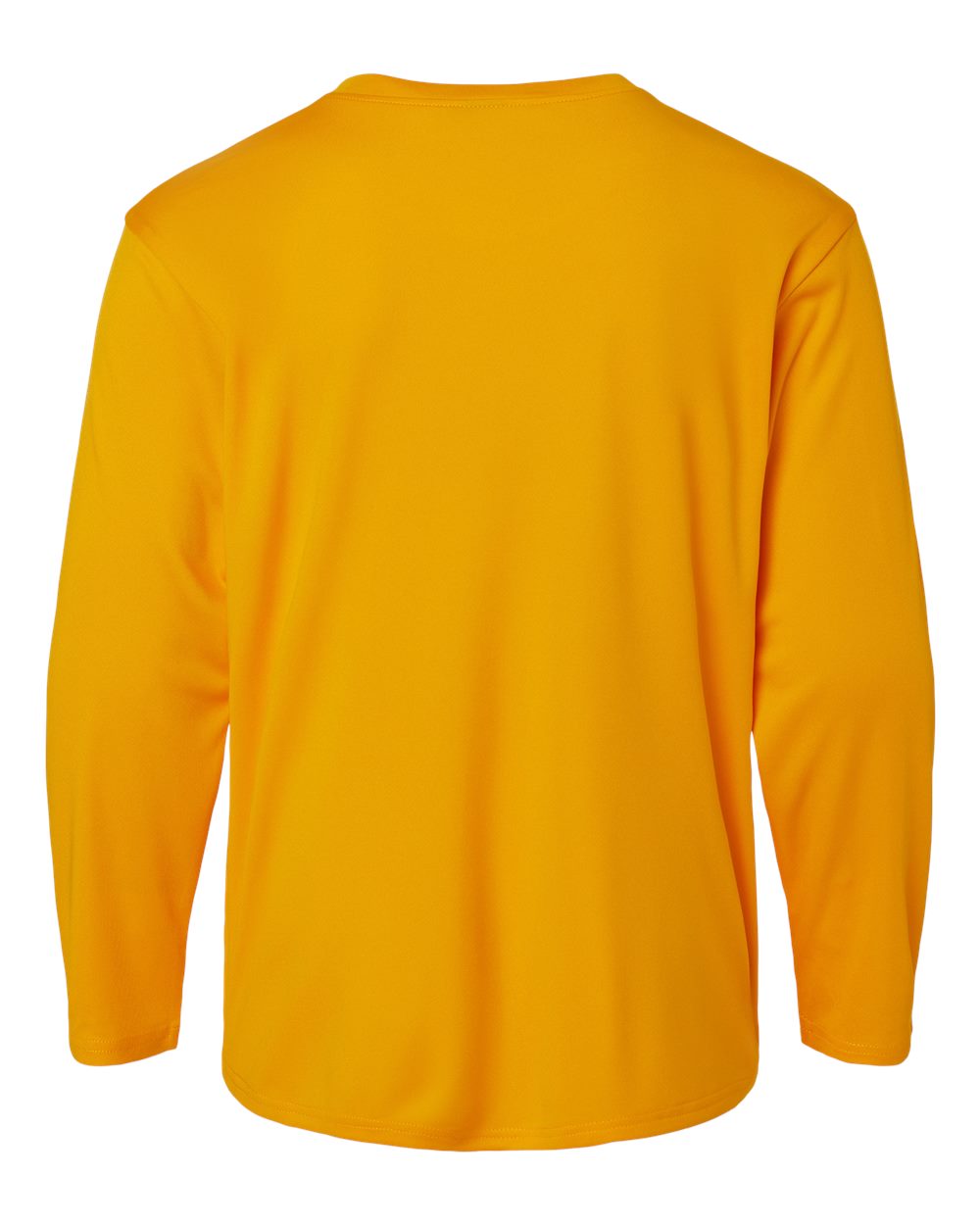 Youth Pro-Lock Performance Long Sleeve T-Shirt - Back - B00996122 - Gold