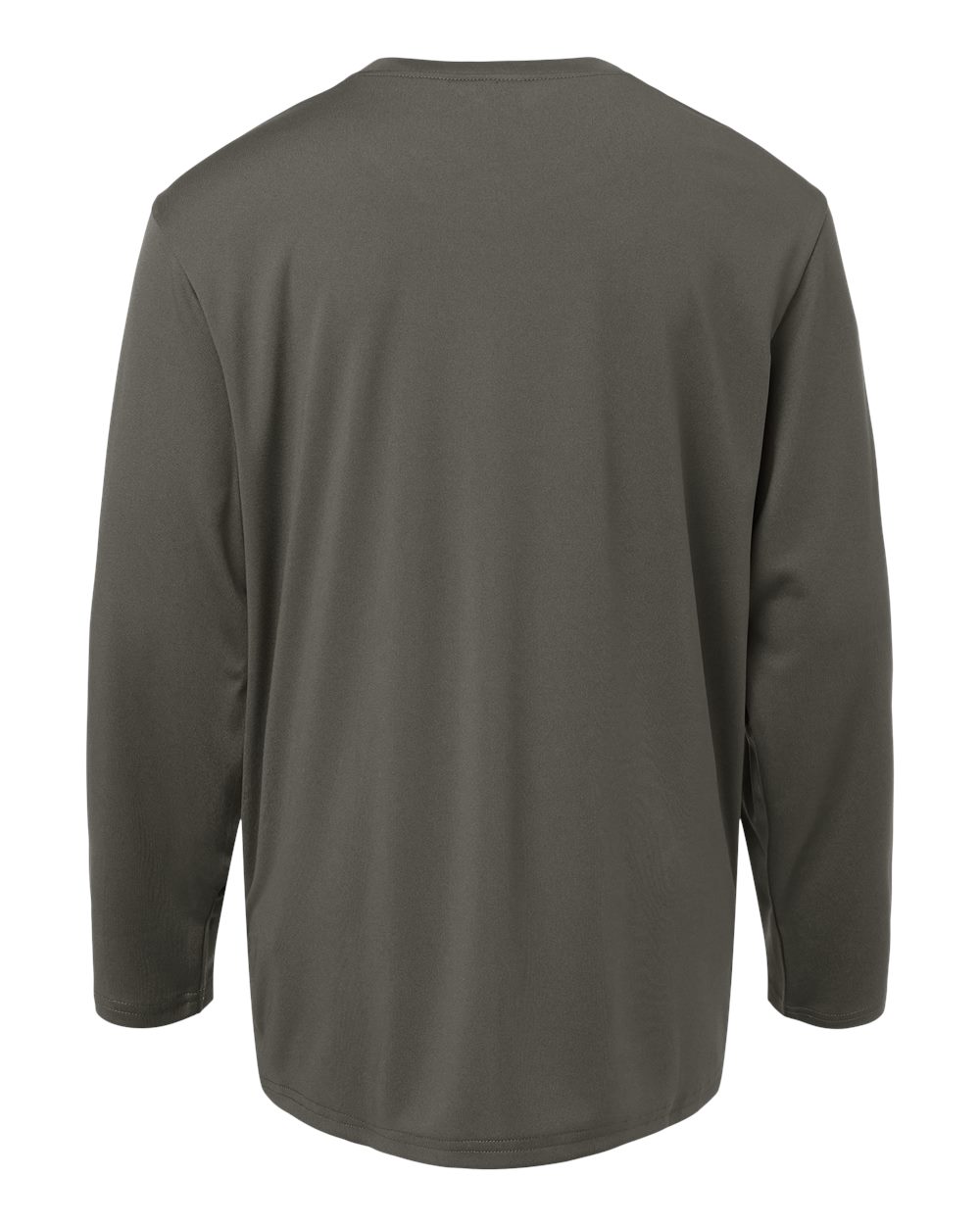 Youth Pro-Lock Performance Long Sleeve T-Shirt - Back - B00996592 - Charcoal