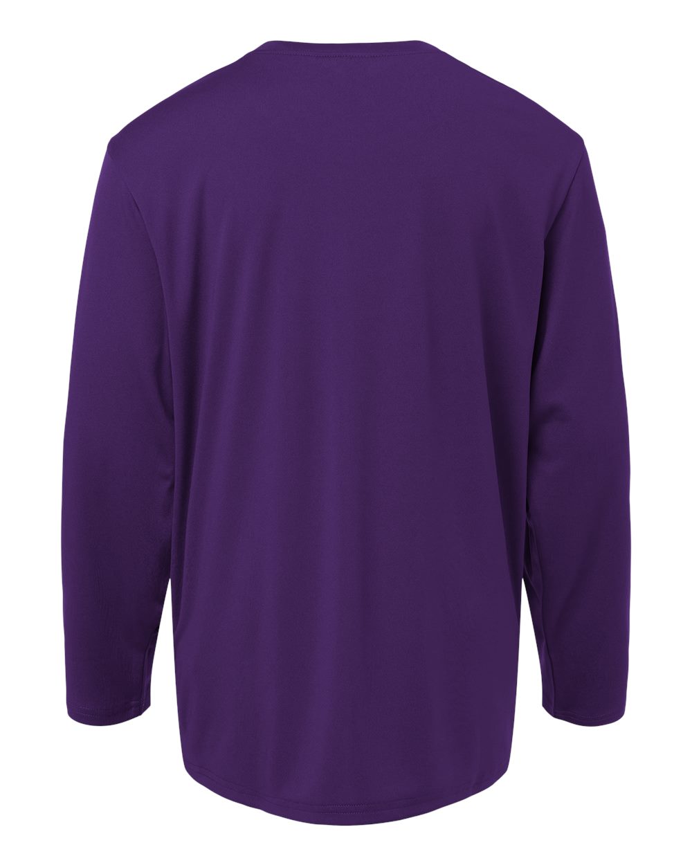 Youth Pro-Lock Performance Long Sleeve T-Shirt - Back - B00996672 - Purple