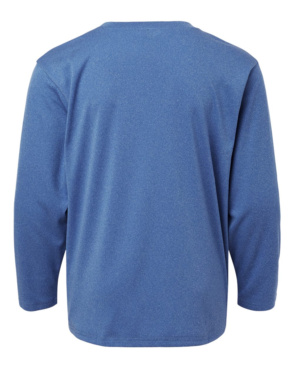 Youth Pro-Lock Performance Long Sleeve T-Shirt - Back - B00996752 - Heather Royal