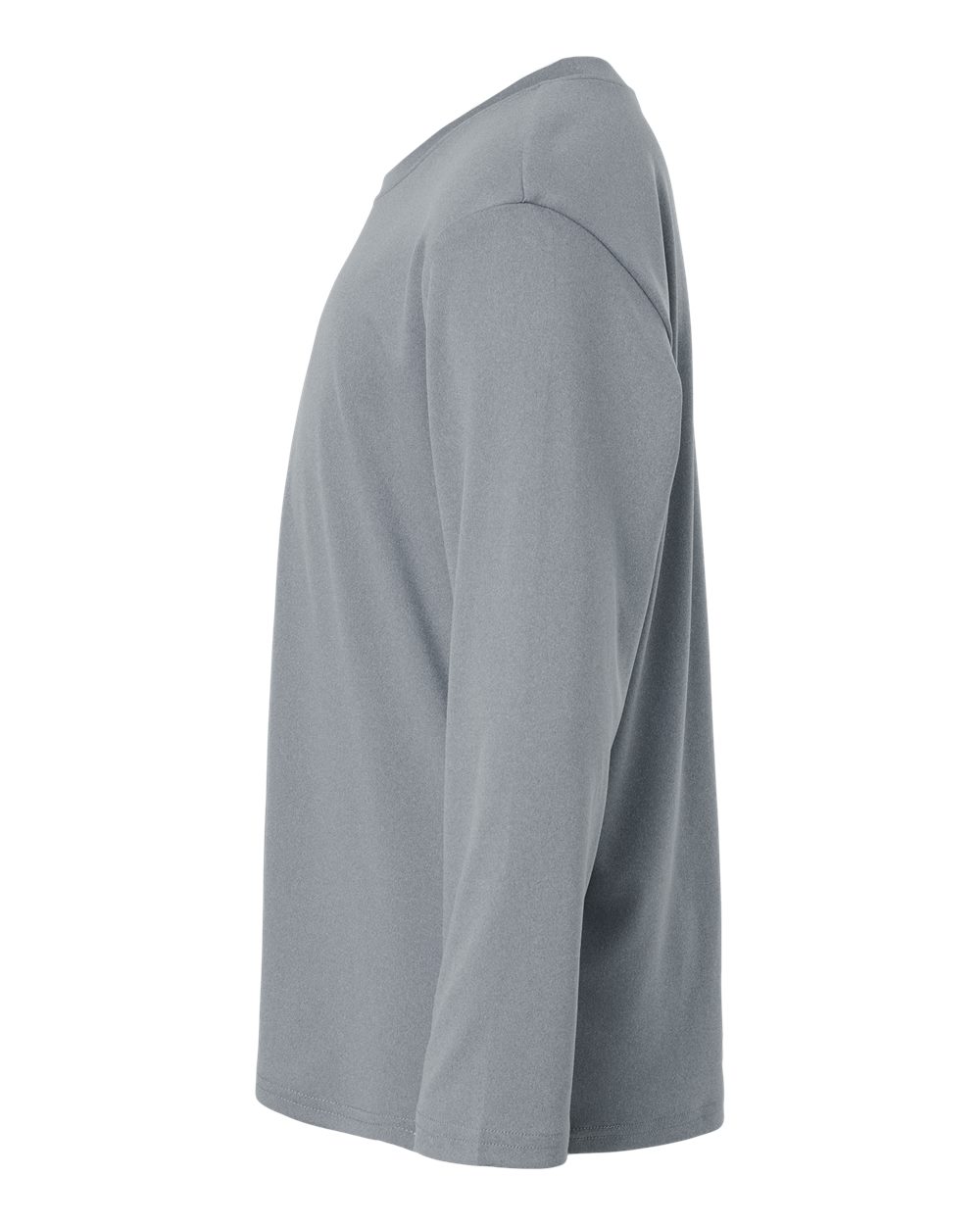 Youth Pro-Lock Performance Long Sleeve T-Shirt - DirectSide - B00996092 - Heather Steel
