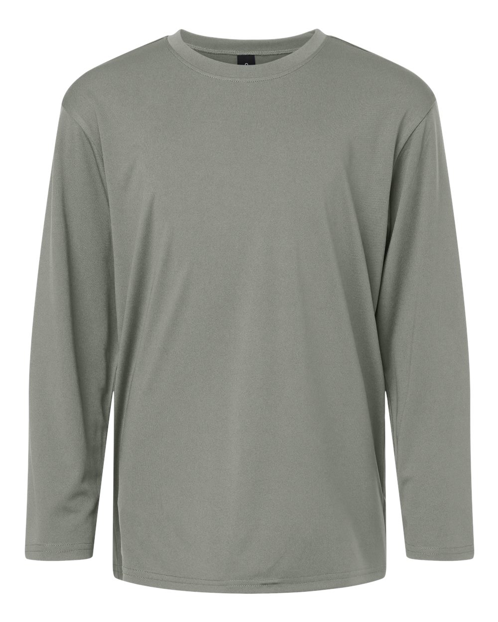 Youth Pro-Lock Performance Long Sleeve T-Shirt - Front - B00996102 - Greystone