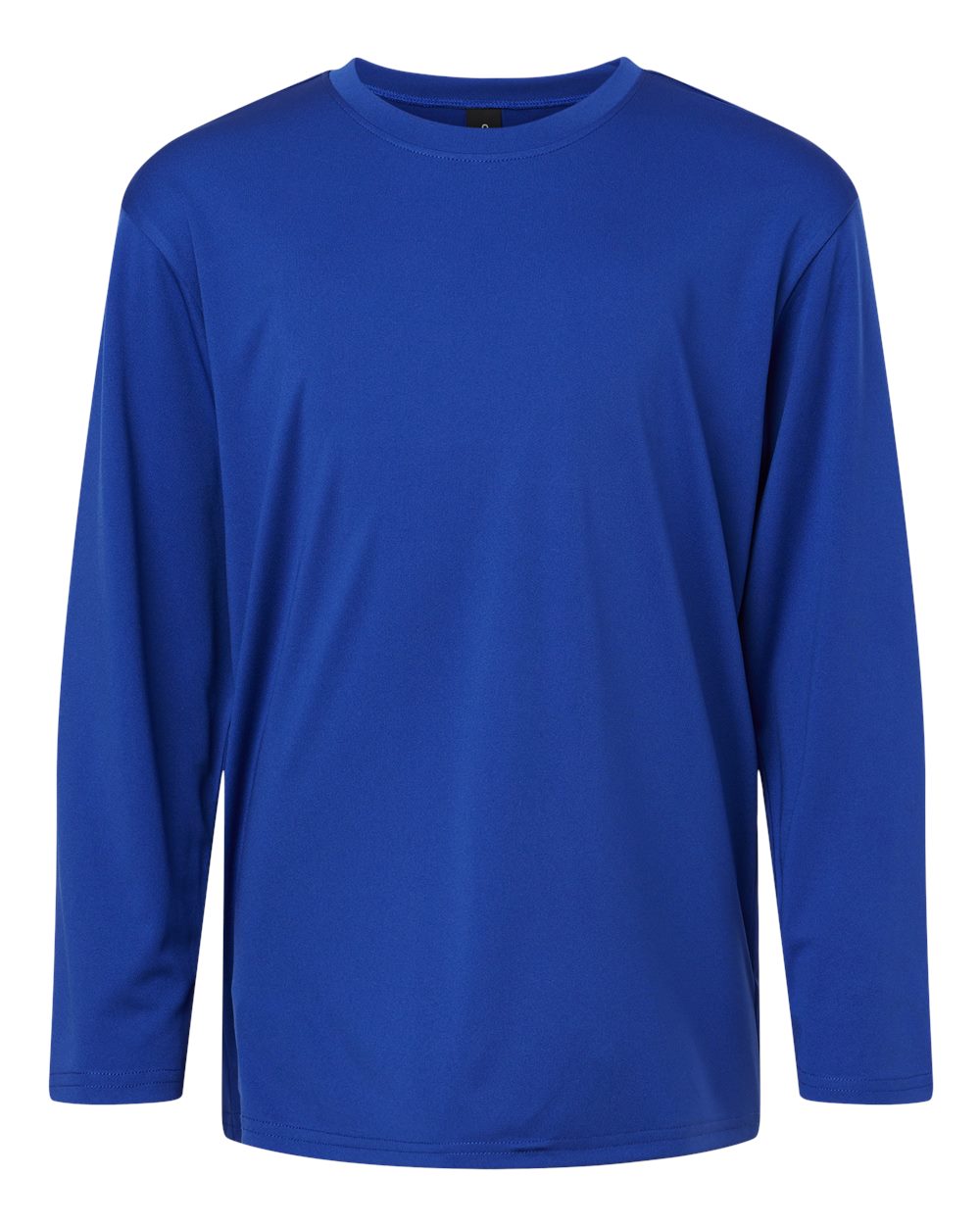 Youth Pro-Lock Performance Long Sleeve T-Shirt - Front - B00996152 - Royal
