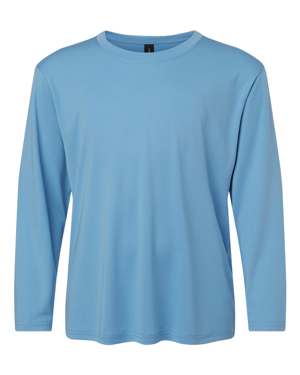 Youth Pro-Lock Performance Long Sleeve T-Shirt - Front - B00996252 - Carolina Blue