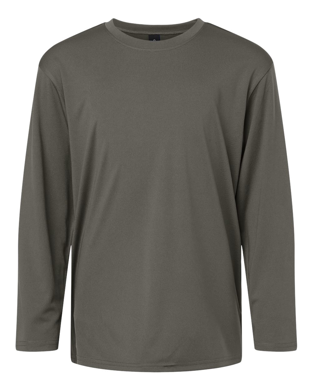 Youth Pro-Lock Performance Long Sleeve T-Shirt - Front - B00996592 - Charcoal