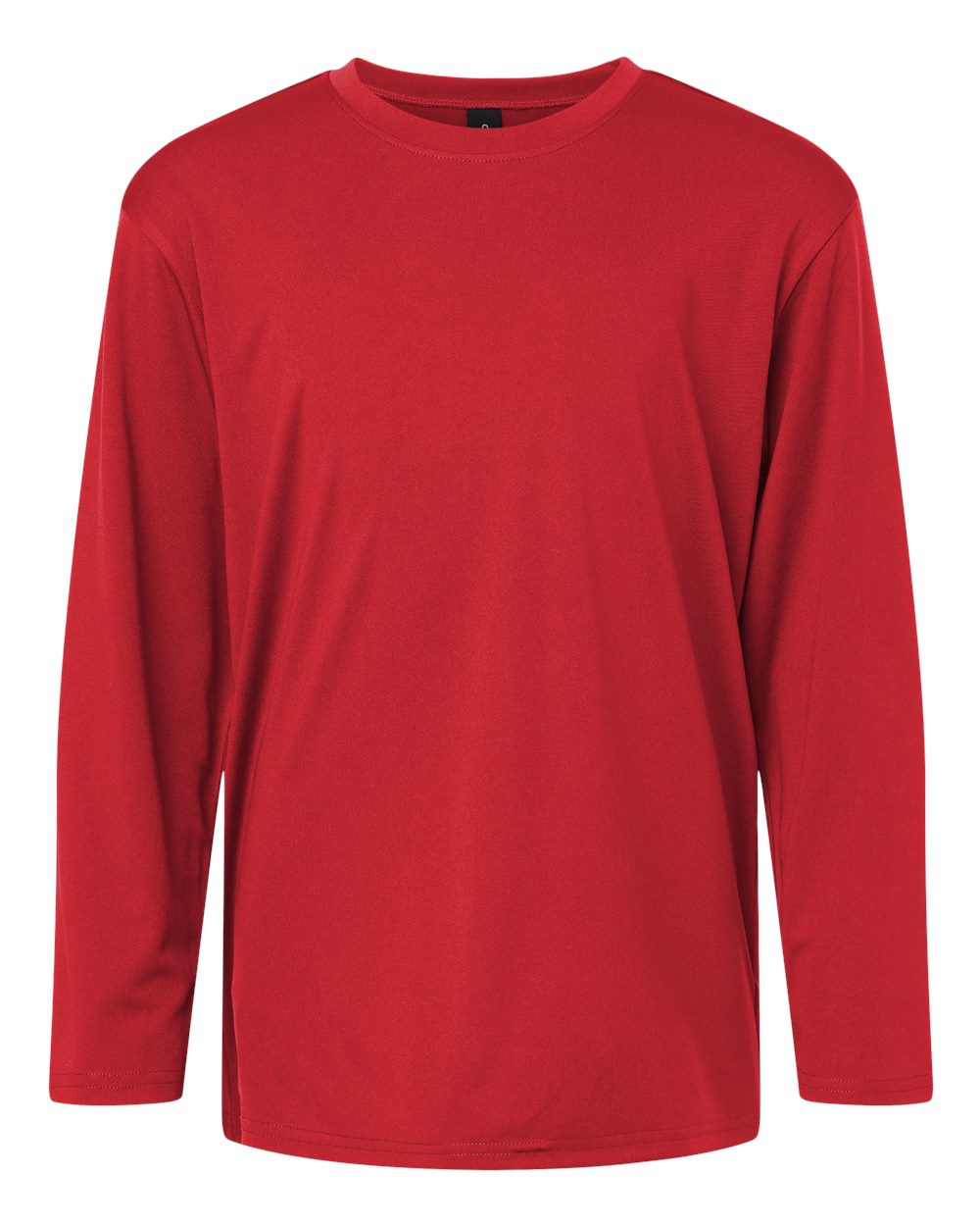 Youth Pro-Lock Performance Long Sleeve T-Shirt - Front - B00996702 - Red