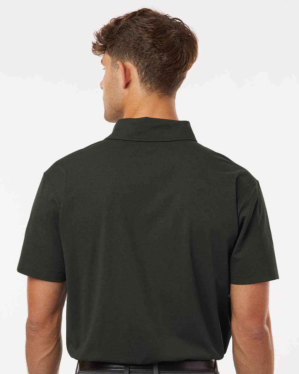 Men's Pro-Flex Sorona® Polo - OnModelBack - B01496102 - Smoke