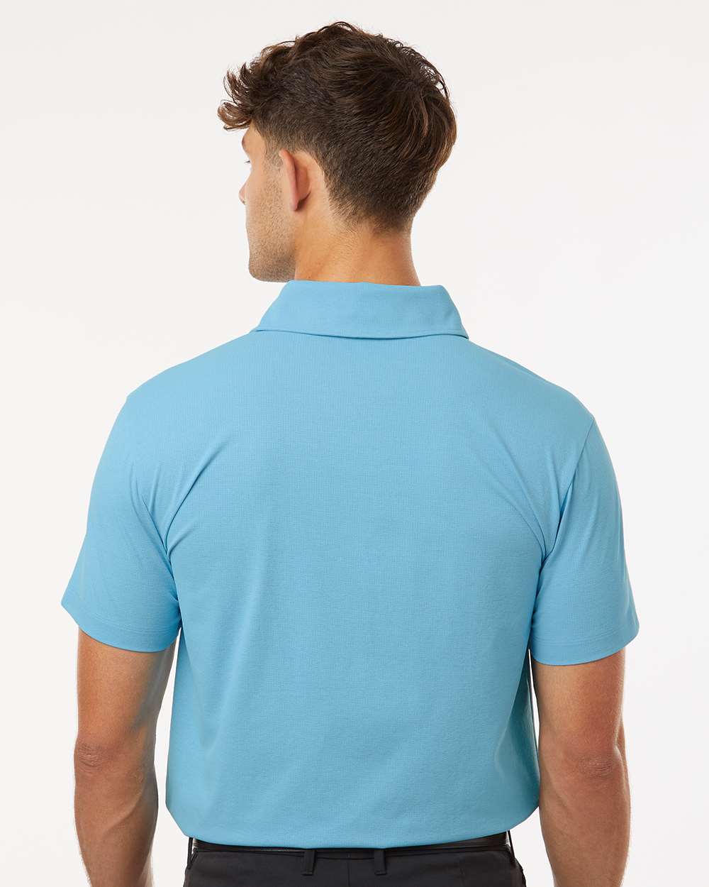Men's Pro-Flex Sorona® Polo - OnModelBack - B01496252 - Cloud Blue