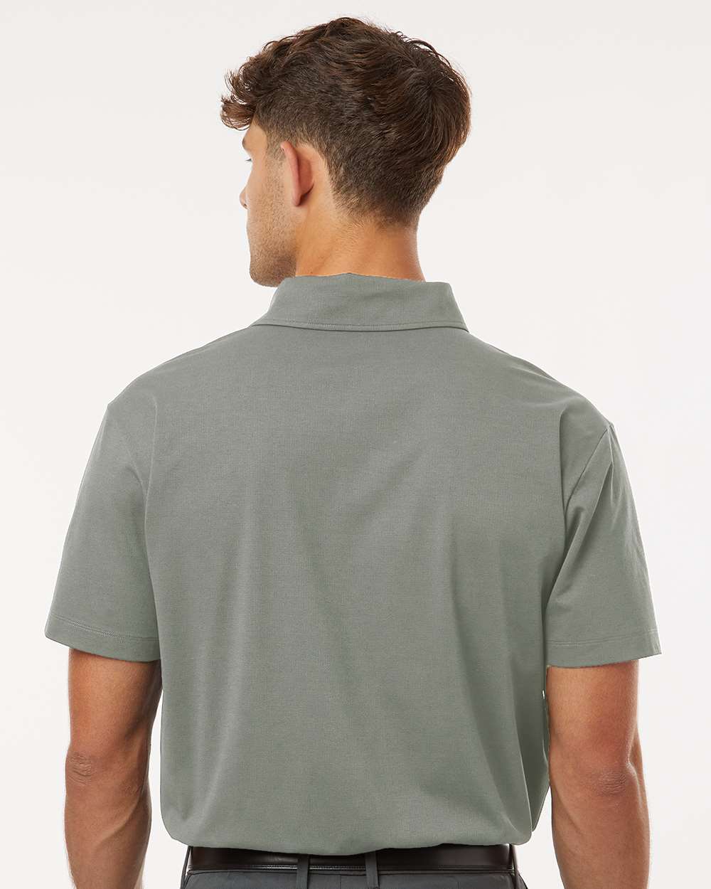 Men's Pro-Flex Sorona® Polo - OnModelBack - B01496592 - Greystone
