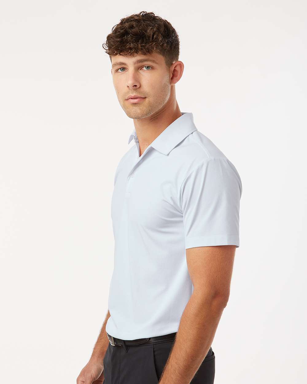 Men's Pro-Flex Sorona® Polo - OnModelSide - B01496002 - White
