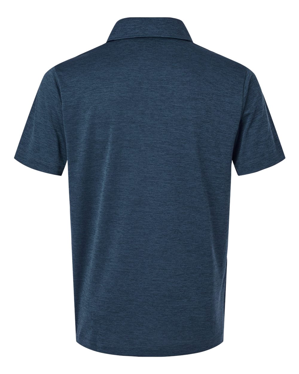 Men's Performance Mélange Polo - Back - B01696652 - Navy Melange