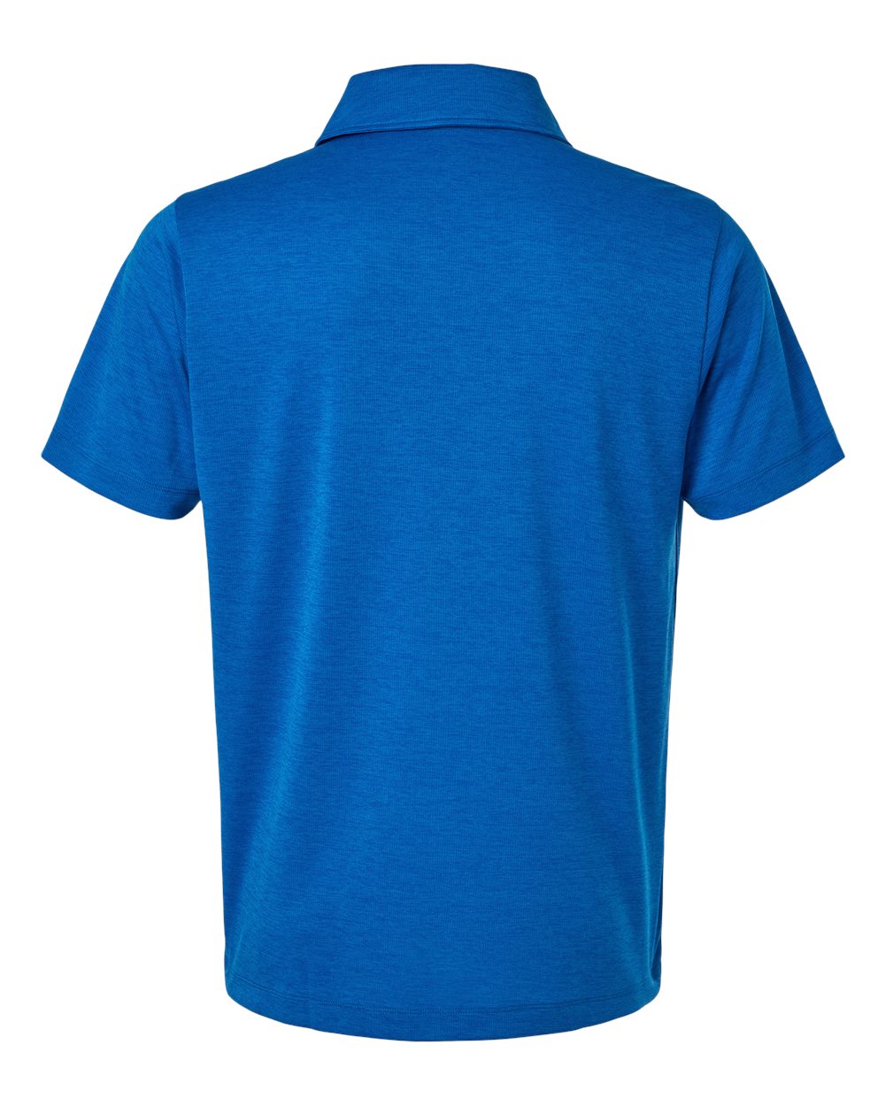 Men's Performance Mélange Polo - Back - B01696752 - Royal Melange