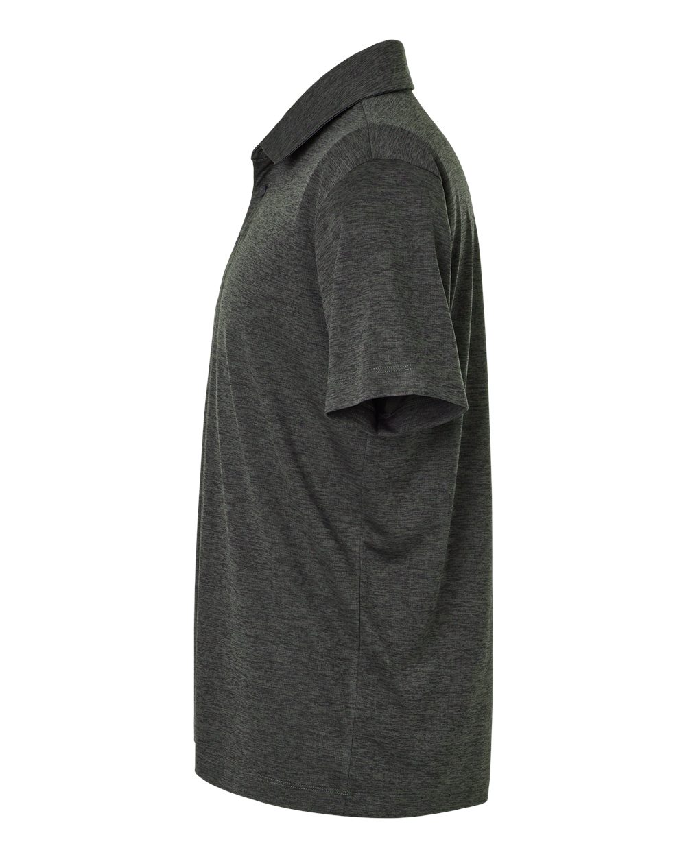 Men's Performance Mélange Polo - DirectSide - B01696502 - Black Melange