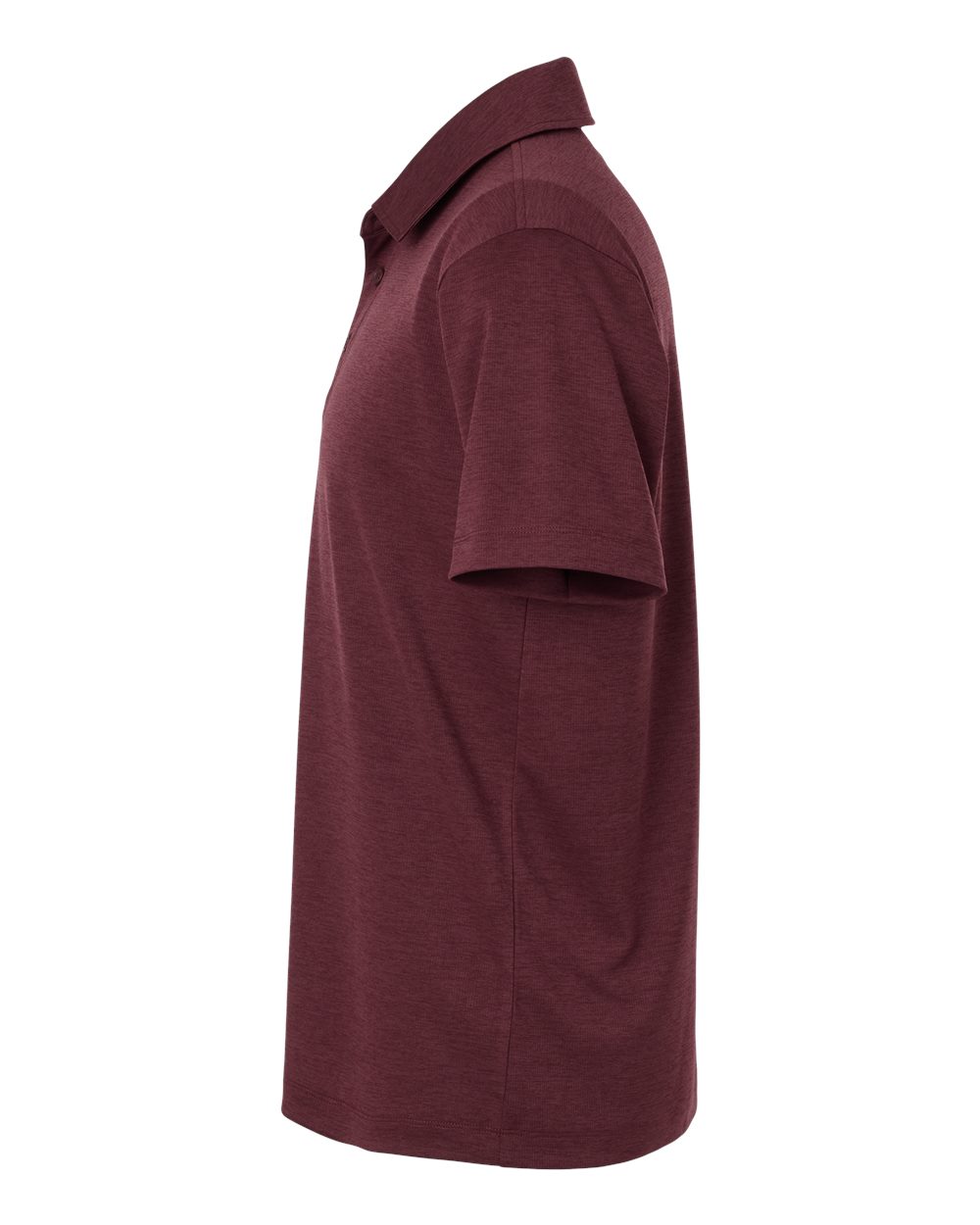 Men's Performance Mélange Polo - DirectSide - B01696532 - Maroon Melange